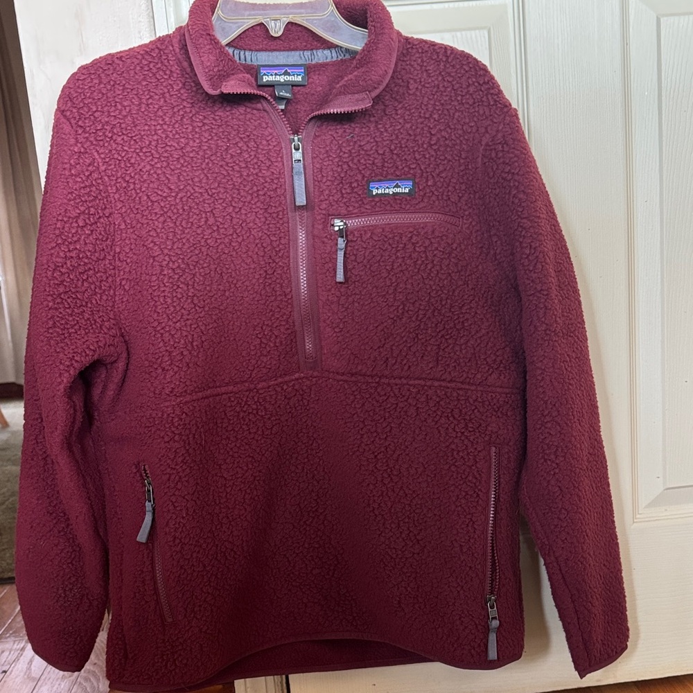 Patagonia Women's Sherpa Fleece Pullover - Burgundy